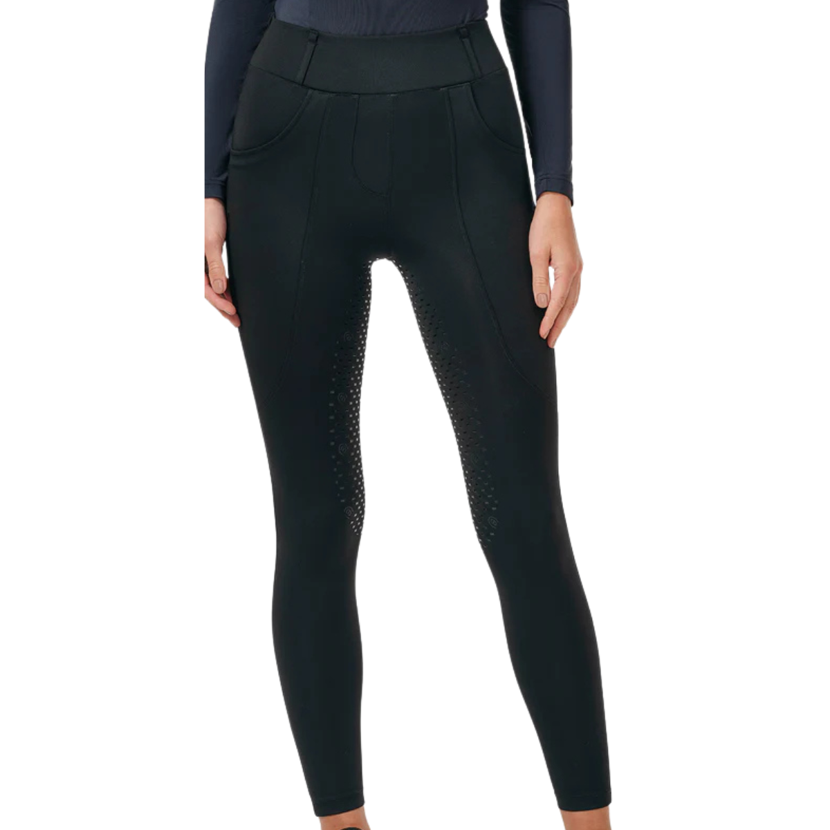 Equestrian Stockholm Dressage Supreme Compression Breeches in Black Edition