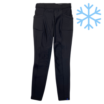 Irideon Fleece Lined Breeches in Black