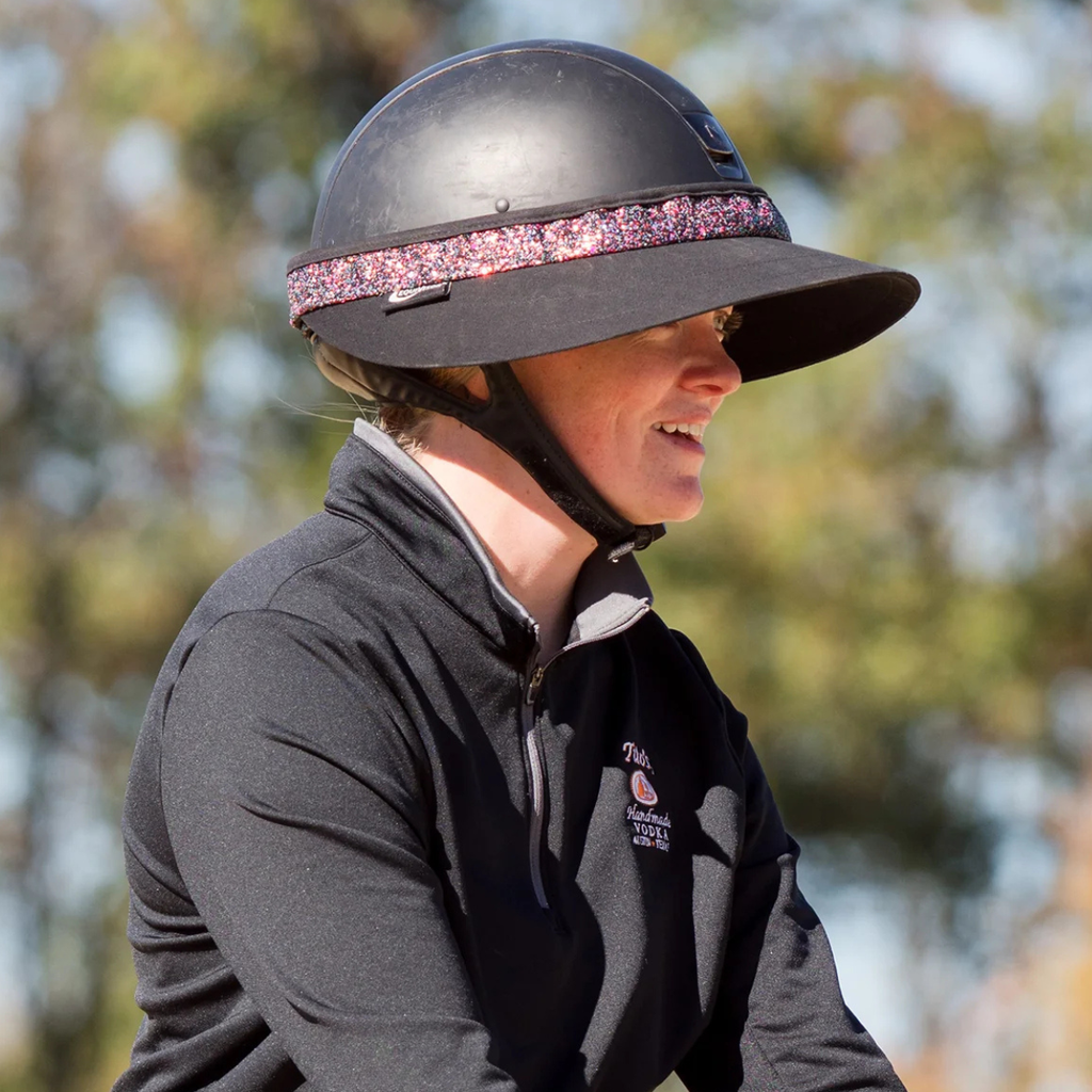 EquiVisor 'Shorty Glitz' Visor in Confetti