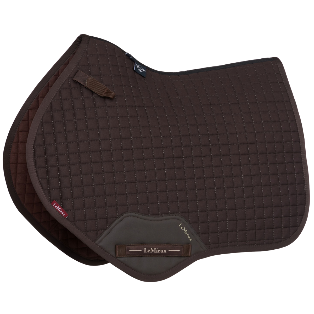 LeMieux 'Cotton Close Contact' Saddle Pad in Brown