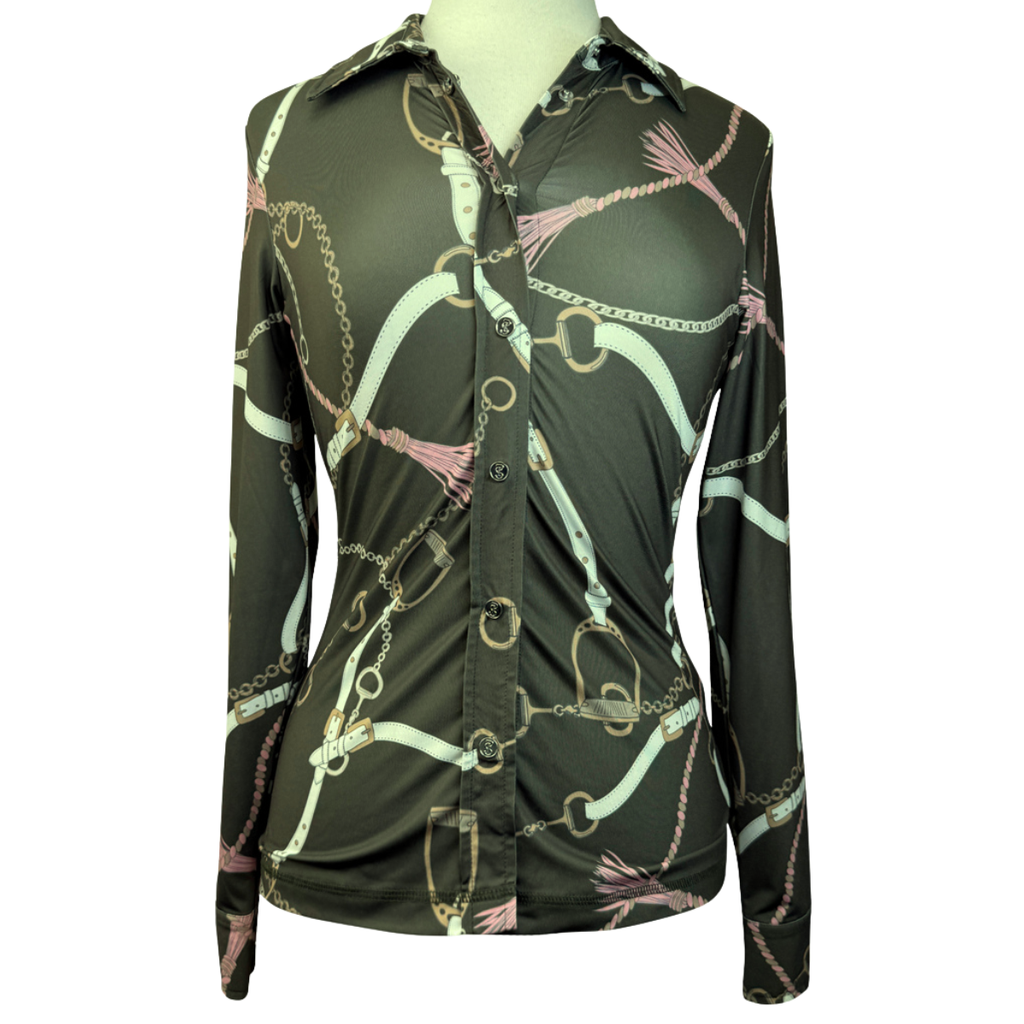 PS of Sweden 'Harley' L/S Shirt in Olive/Tack
