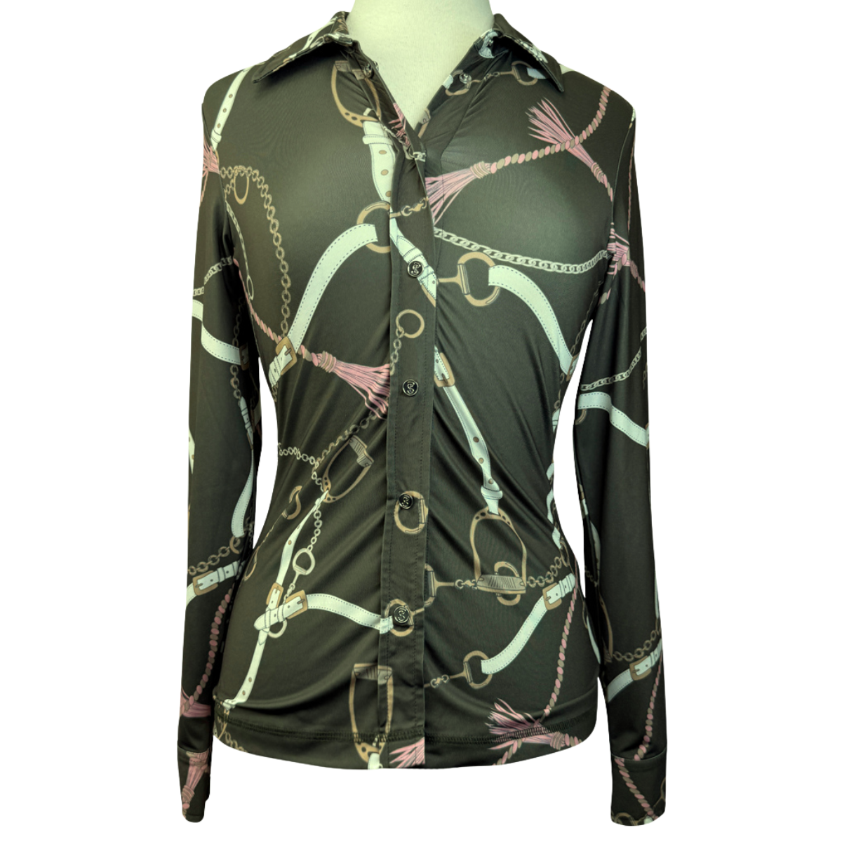 PS of Sweden 'Harley' L/S Shirt in Olive/Tack