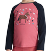LeMieux Mini 'Jamie Chancer' Long Sleeve Top in Cranberry