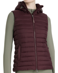LeMieux 'Rose' Hooded Vest in Damson