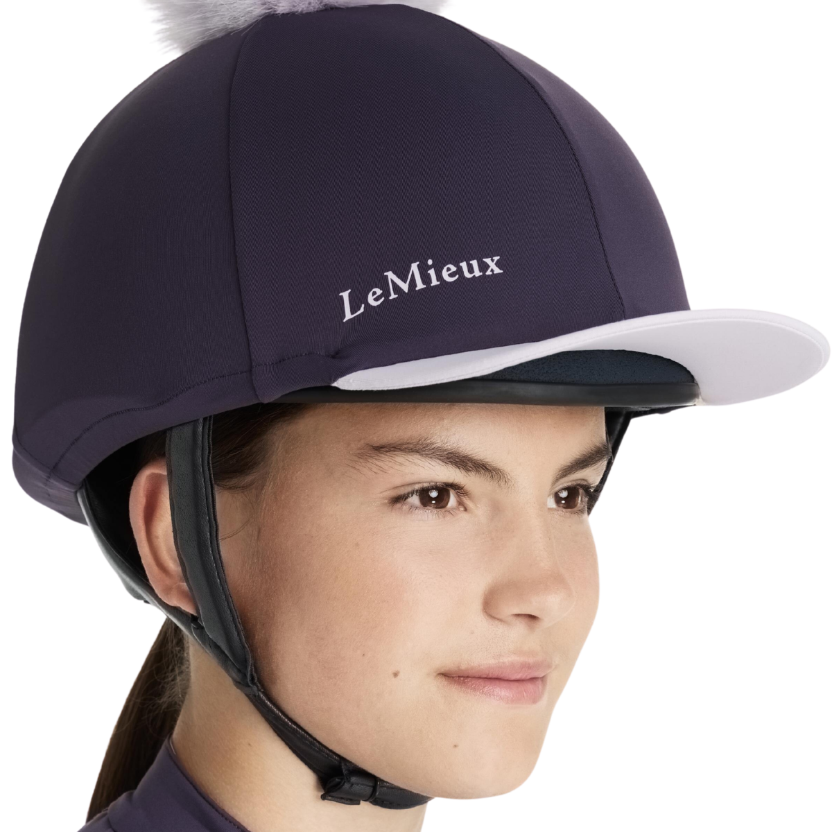 LeMieux 'Classique' Pom Hat Silk in Juniper