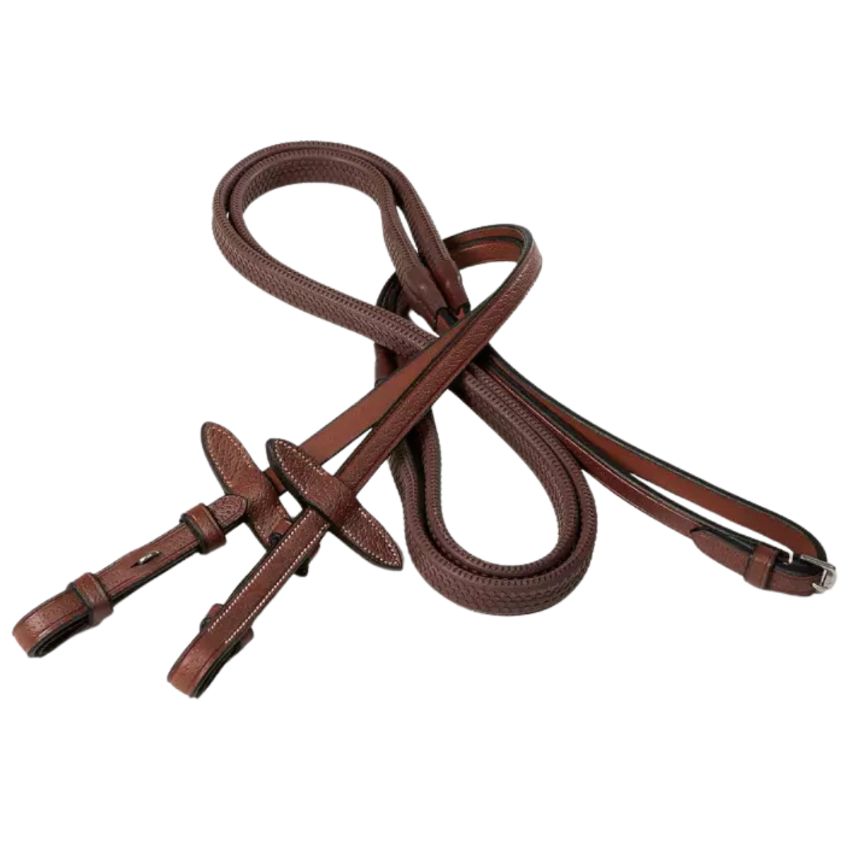 Butet Premium Flash Bridle in Gold/Tan w/ Reins - Full