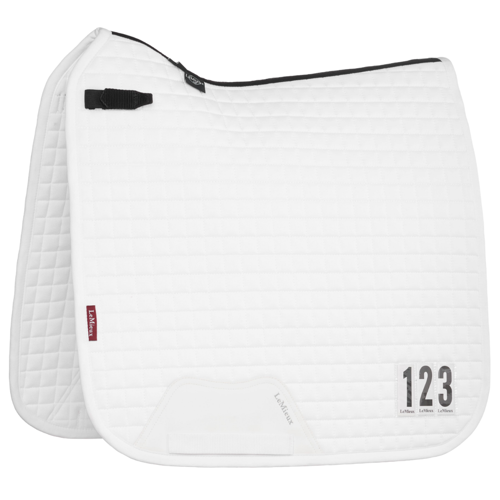 LeMieux 'Cotton Dressage' Competition Pad in White 
