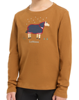LeMieux Mini 'Jessie' Long Sleeve Shirt in Ginger