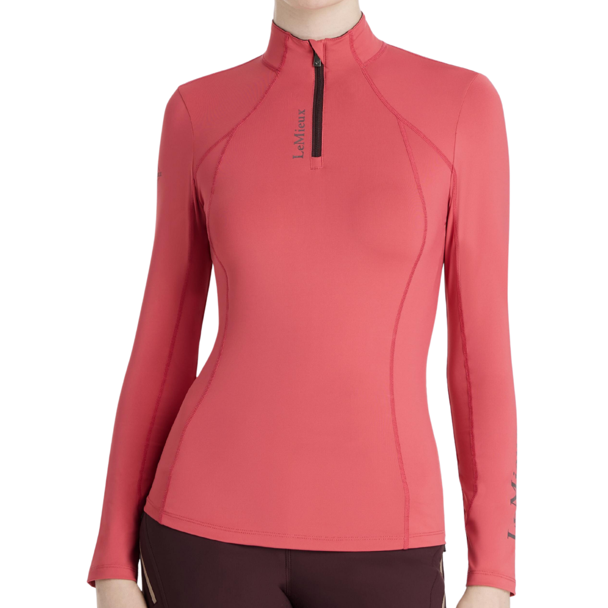 Lemieux 'Classique' Long Sleeve Baselayer in Cranberry