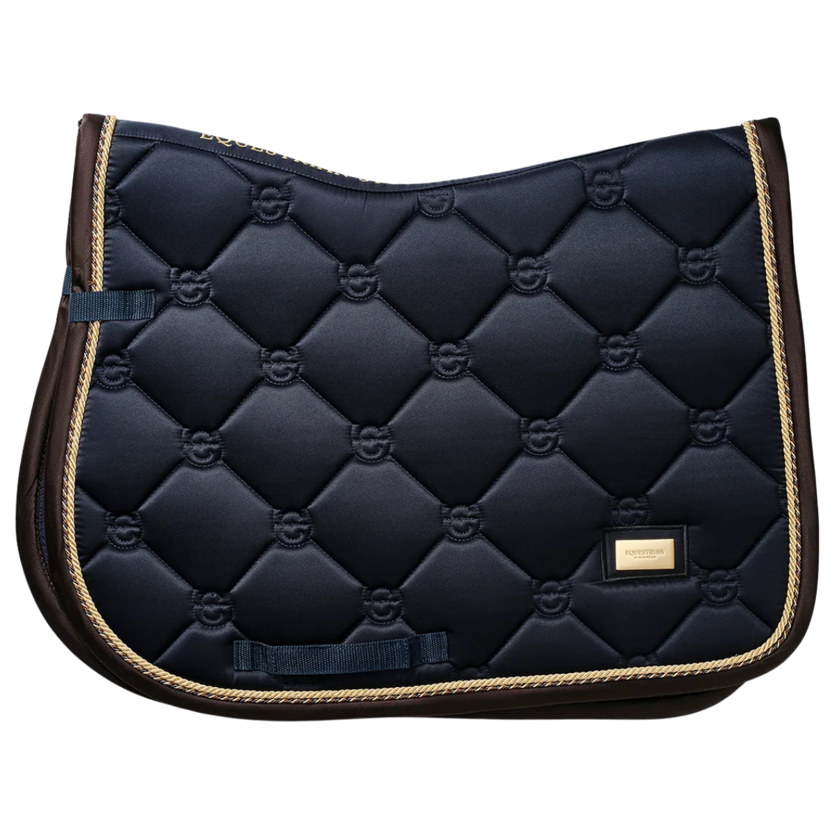 Equestrian Stockholm Jump Saddle Pad in Royal Classic