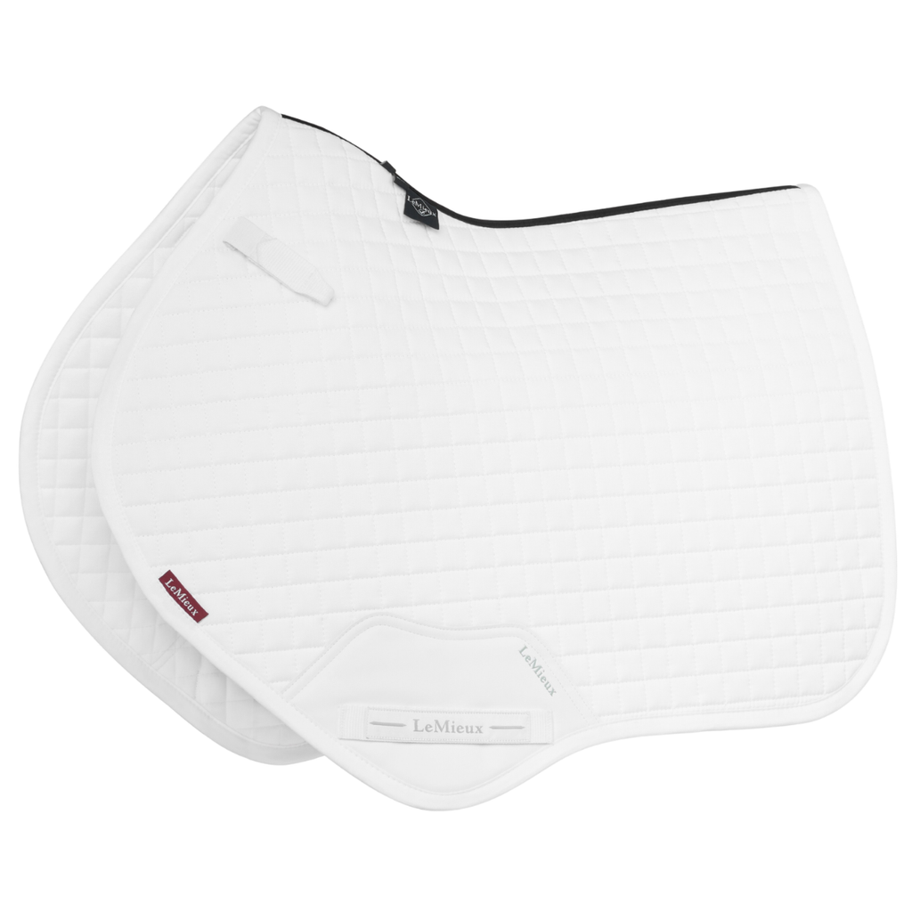 LeMieux 'Cotton Close Contact' Saddle Pad in White