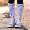 Dreamers &amp; Schemers Boot Socks in Vintage Ribbons