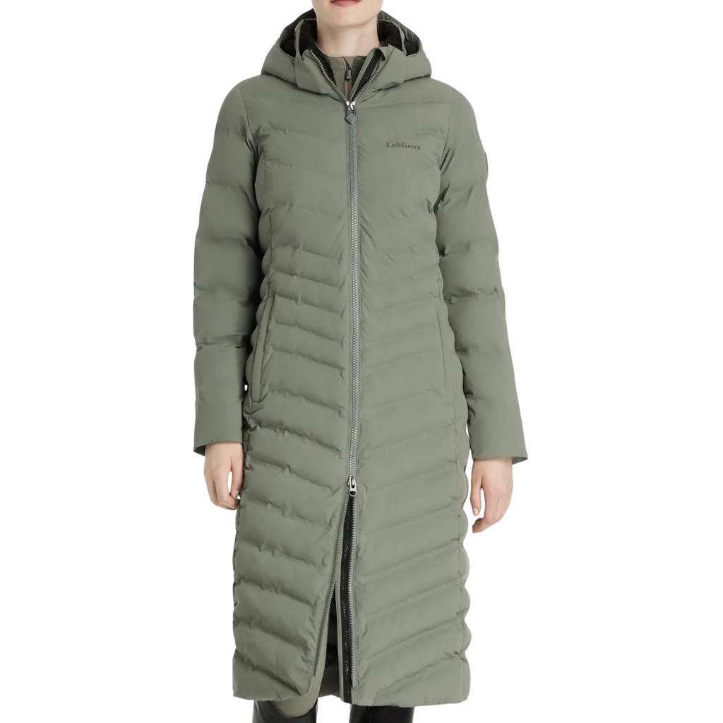 LeMieux 'Hayley' Longline Puffer Coat in Rosemary
