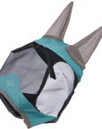 LeMieux 'Visor-Tek' Half Fly Mask in Lagoon