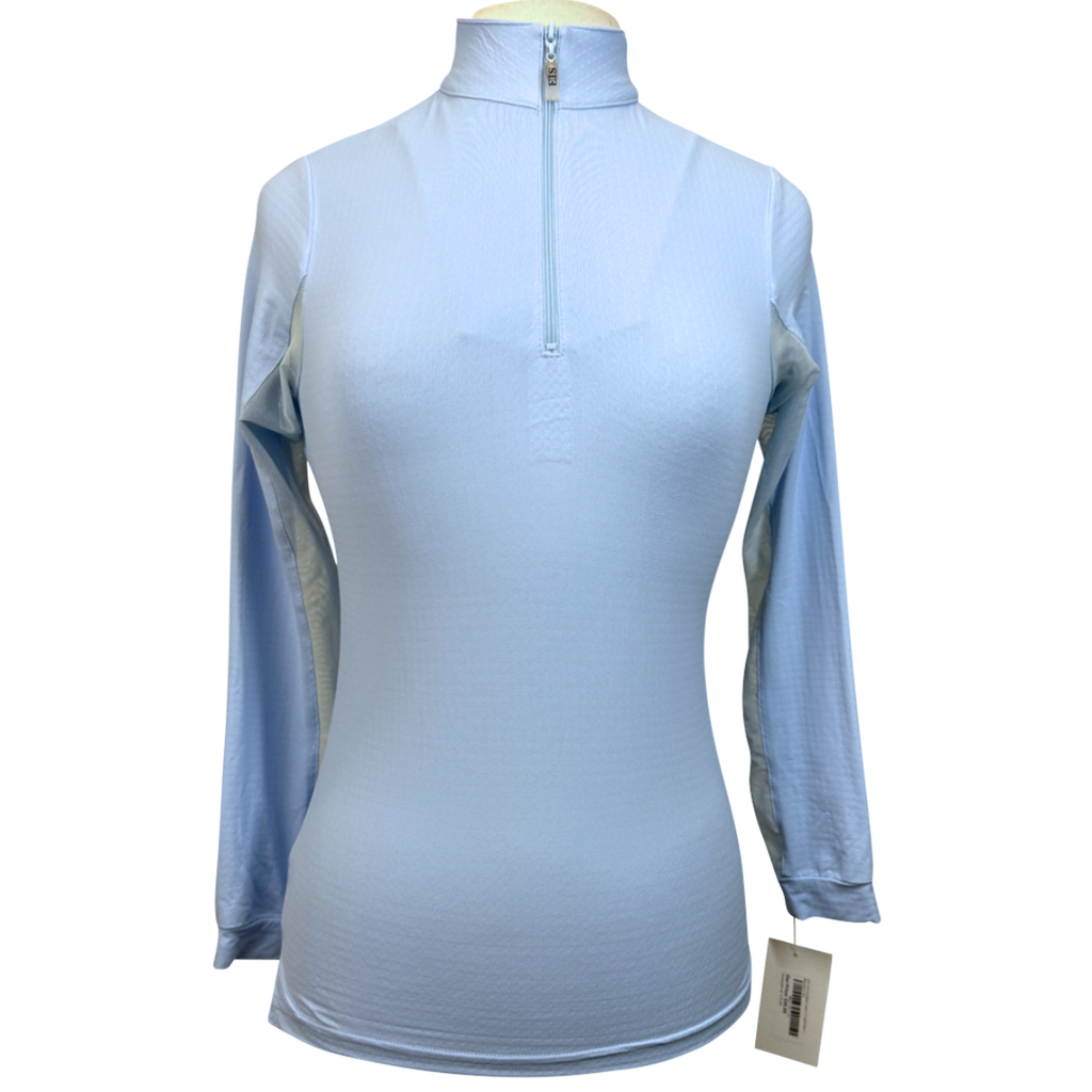 EIS 1/4 Zip Base Layer in Light Blue