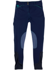 SmartPak Piper Breeches in Navy/Emerald - Children's 14