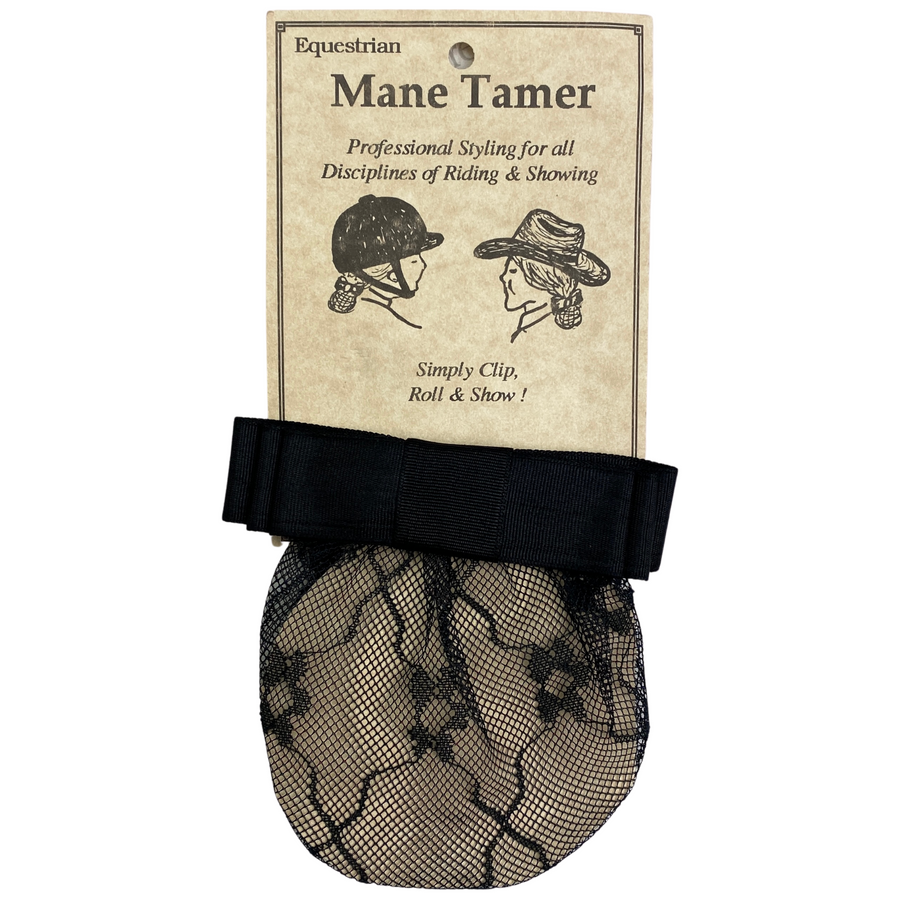 Mane Tamer Hair Net in Black Lace