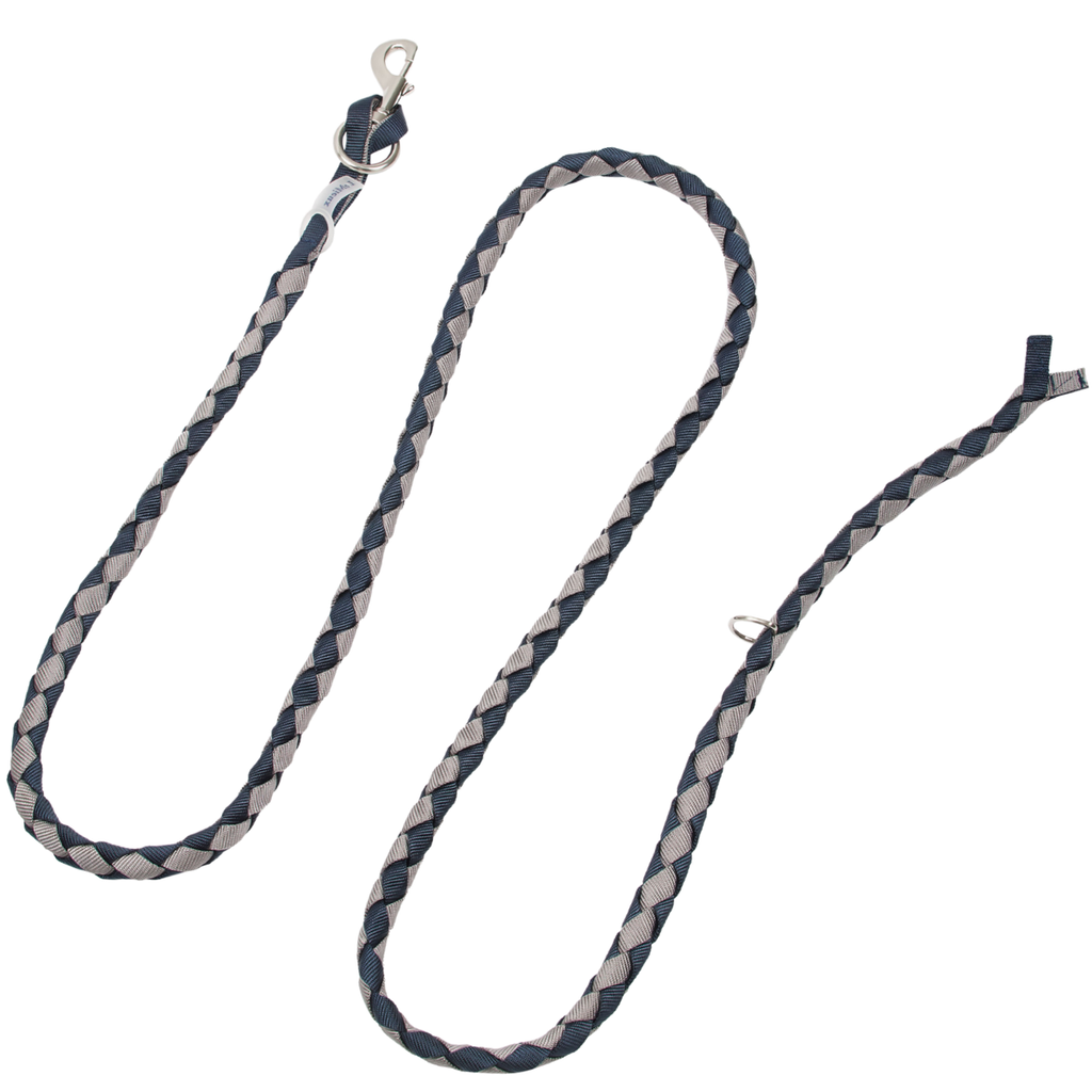LeMieux 'Harlequin' Lead Rope in Navy/Pecan
