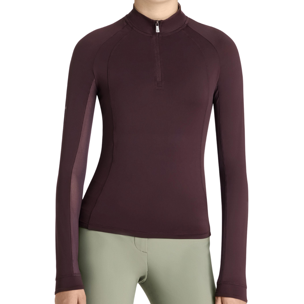 LeMieux Young Rider 'Hope' Lightweight Base Layer in Damson