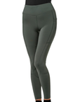 Equestrian Stockholm 'Movement' Jump Riding Tights in Avenue Green