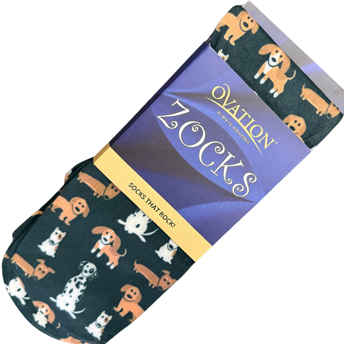Ovation Zocks Boot Socks in Puppers