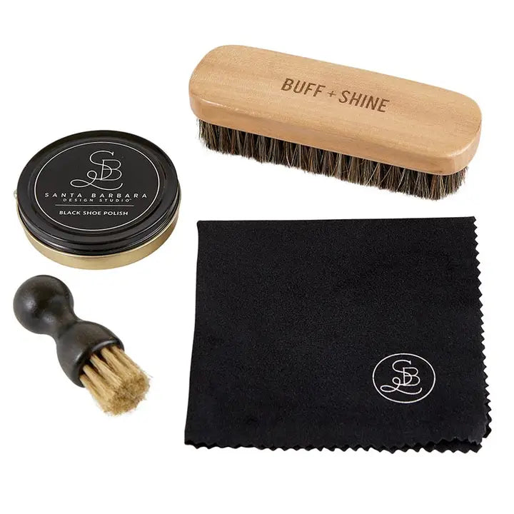 SBDS Shoe Care Essentials Box in Black - One Size