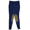 RJ Classics Kids 'Avery' Knee Patch Breeches in Navy