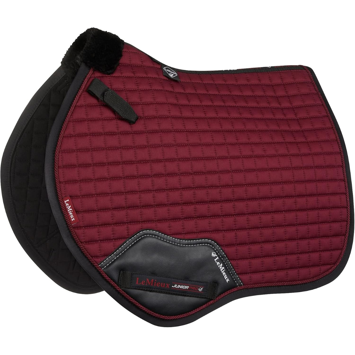 LeMieux 'Junior Pro' GP/Jump Pad in Burgundy - Small