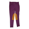 Dapplebay Sport Knee Patch Breech in Plum