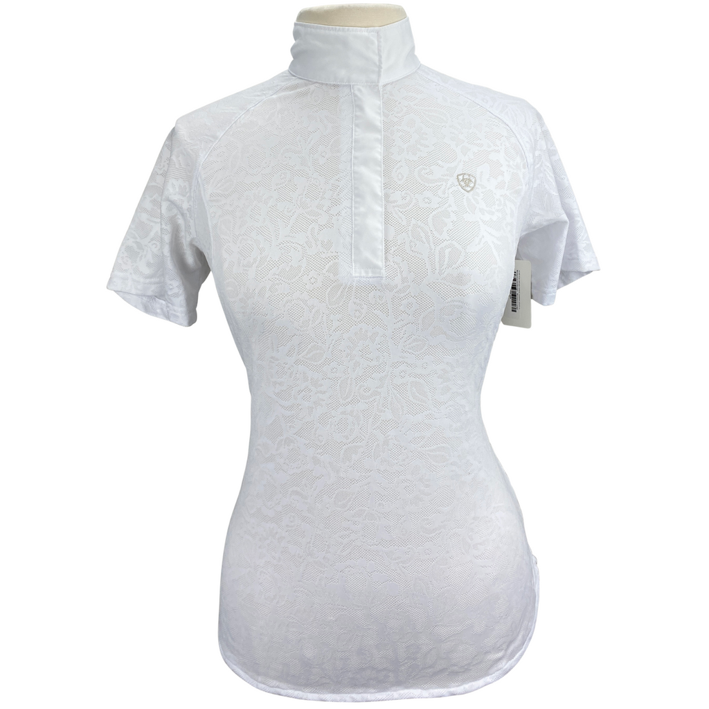 Ariat Pro Series Short Sleeve Shirt in White 