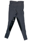 Sync Equestrian 'Venom' Knee Patch Tights in Steel