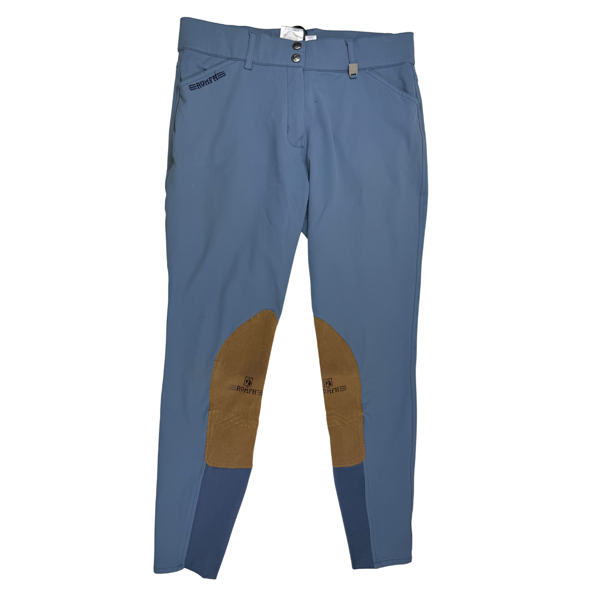 Romfh 'Sarafina' Knee Patch Breeches in Powder Blue
