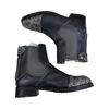 Romitelli Paddock Boots in Graphite/Metallic Swirls