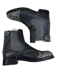 Romitelli Paddock Boots in Graphite/Metallic Swirls