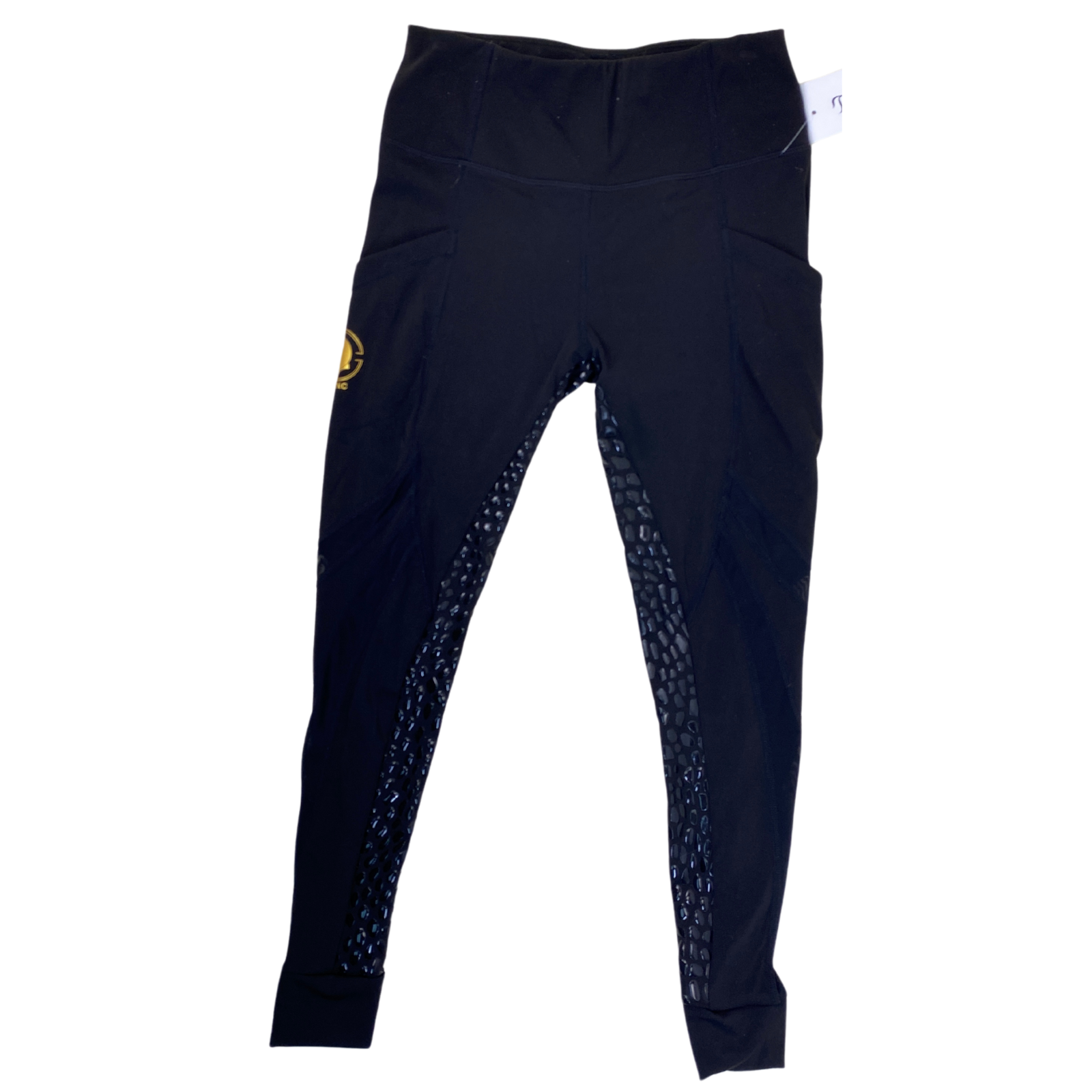 Sync Equestrian 'Venom' Full Seat Tights in Black