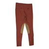 Free Ride Equestrian 'PRO' Knee Patch Breeches in Rust - Women's 28