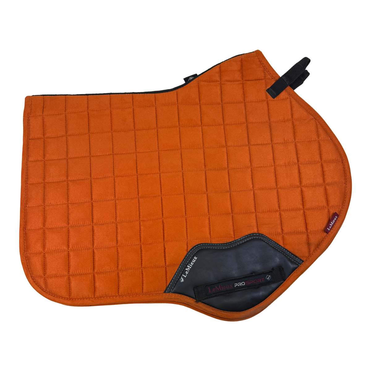 LeMieux Suede Close Contact Pad in Pumpkin