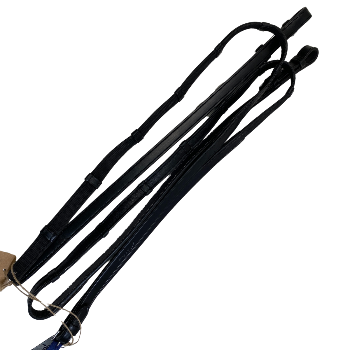 Dy&#39;on Dressage Collection Soft Leather Reins in Black