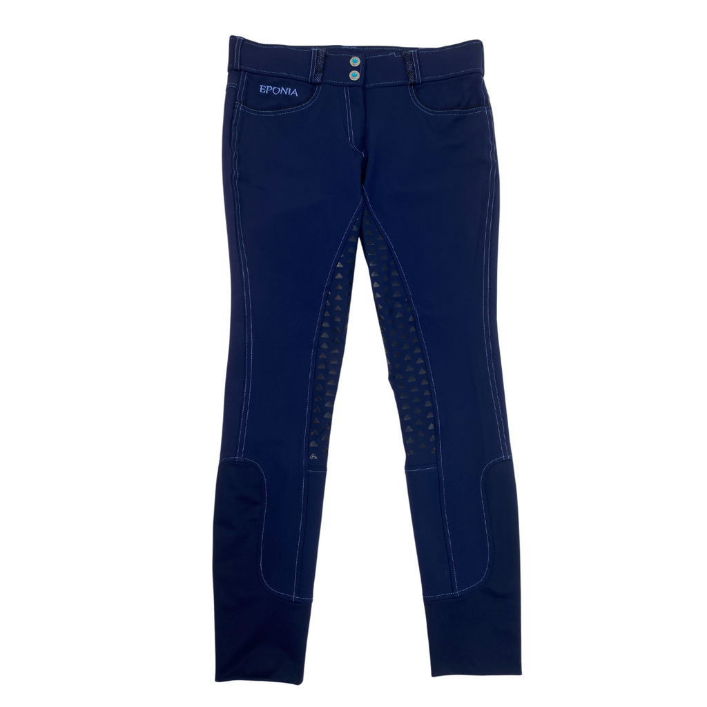 Eponia Full Seat Breeches in Navy