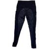 Sync Equestrian 'Venom' Full Seat Tights in Black
