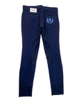 Back of Eponia Full Seat Breeches in Navy