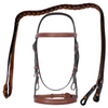Butet 'Hunter Noseband' Bridle in Gold