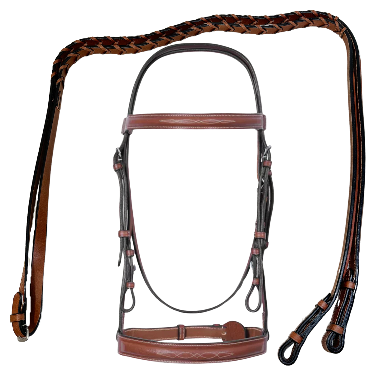 Butet 'Hunter Noseband' Bridle in Gold