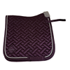 Cavallo 'Hadera' Dressage Pad w Fleece Wither in Wine
