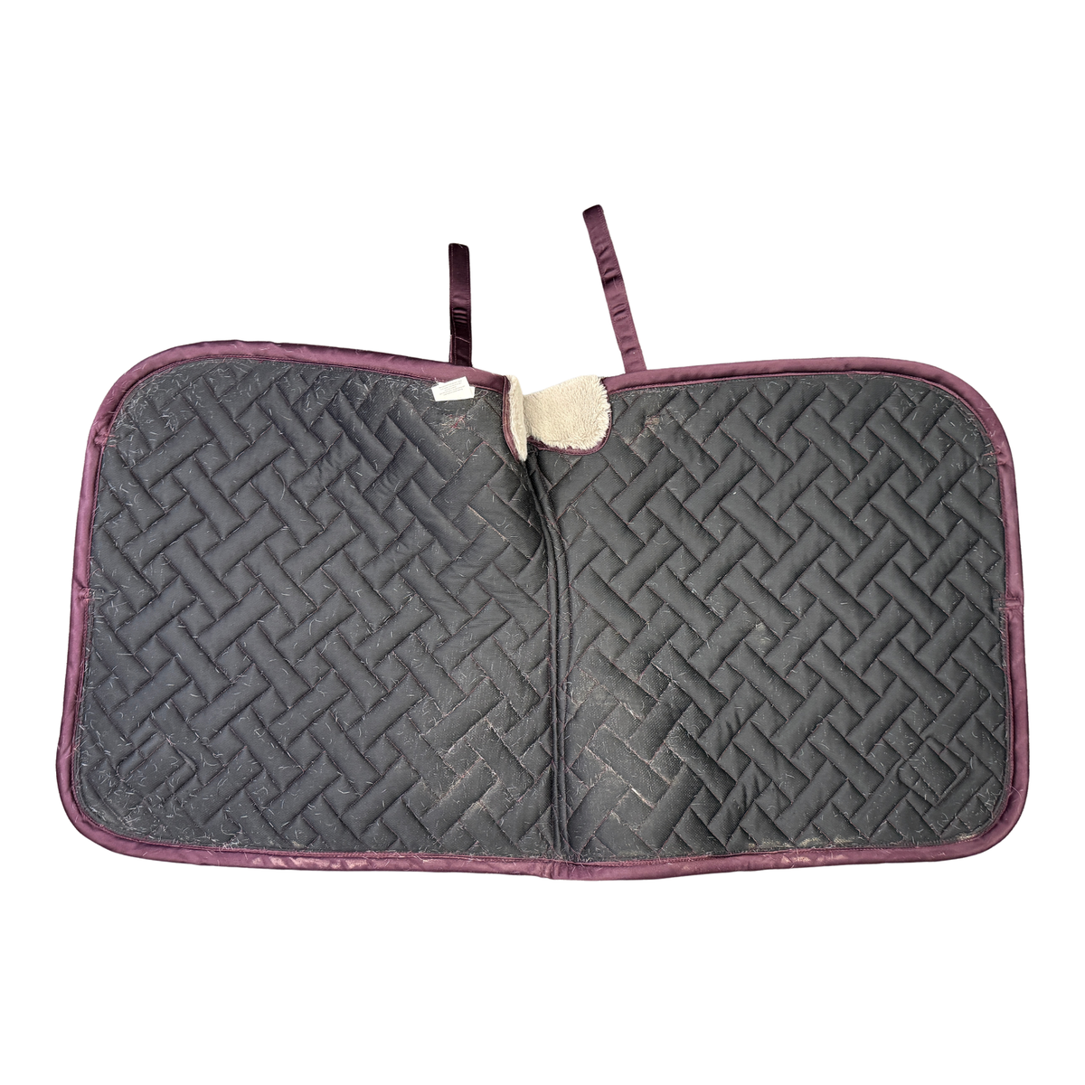 Cavallo 'Hadera' Dressage Pad w Fleece Wither in Wine
