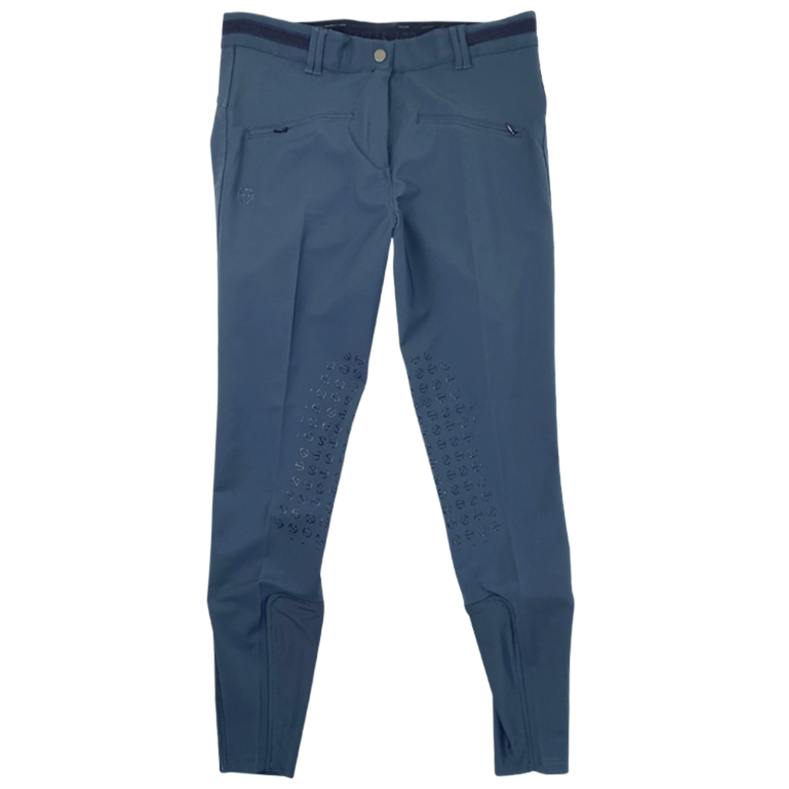 Halter Ego 'Megan' Knee Grip Breeches in Foggy Blue