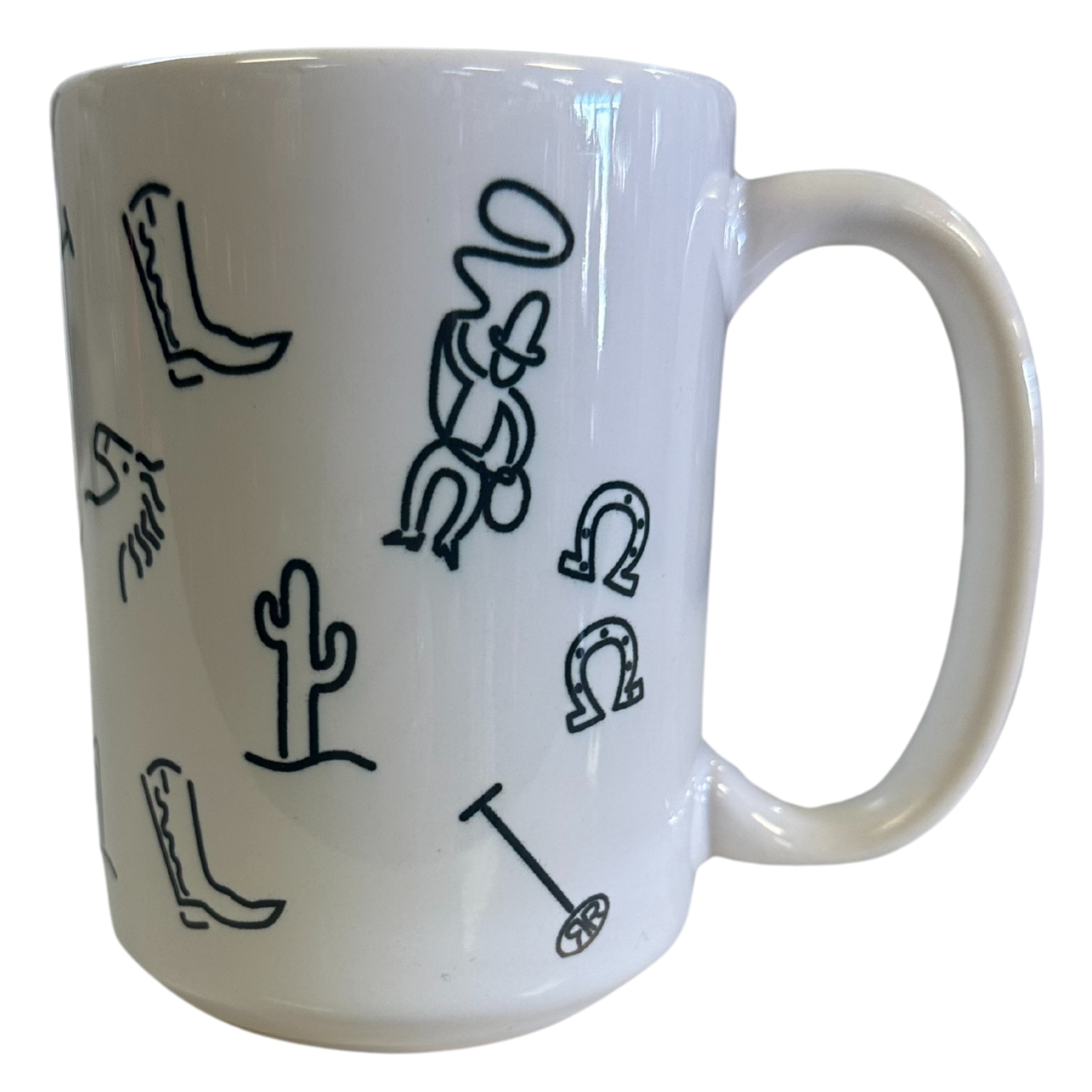 Crooked Halo Ceramic Coffee Mug in Western