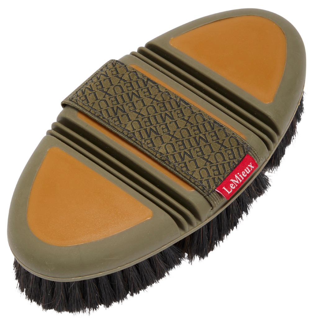 Lemieux 'Flexi' Horse Hair Body Brush in Alpine
