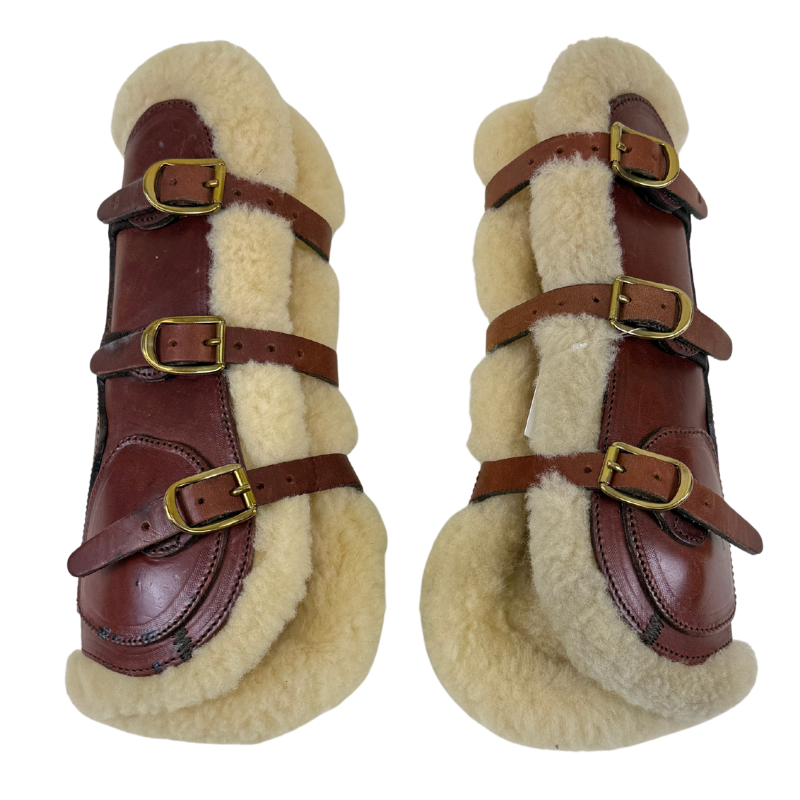 Dy'on Fleece Tendon Boots in Havana