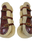 Dy'on Fleece Tendon Boots in Havana